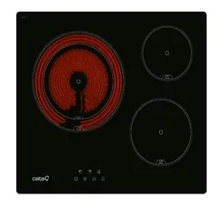 Cata TD 6003 BK Placa Vitrocerámica 3 Zonas 60cm Negra