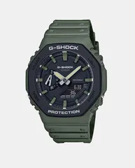 Casio - Reloj de hombre G-Shock GA-2110SU-3AER de resina verde.