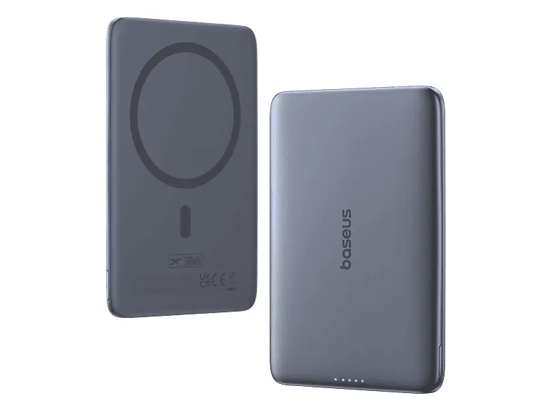 Batería externa Baseus PicoGo AM41 5000 mAh carga inalámbrica MagSafe 20 W