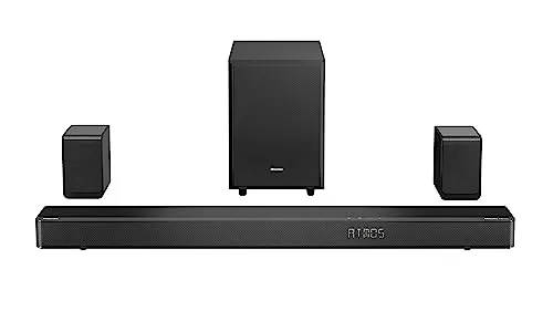 Hisense - Barra de sonido Hisense AX5125H, 5.1.2 Dolby Atmos, con Subwoofer inalámbrico.