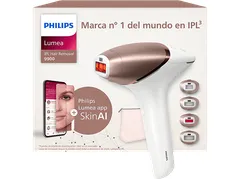 Depiladora IPL Philips Lumea 9900 BRI951/01 SenseIQ inalámbrica oro rosa