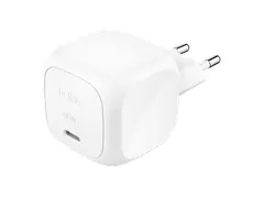 Cargador Belkin WCA011KQWH USB-C 65W Power Delivery blanco compacto