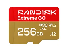 Tarjeta microSD Sandisk Extreme GO 256 GB UHS-I 240 MB/s U3 V30 A2