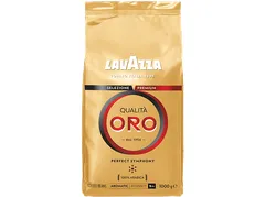 Lavazza, Qualità Oro,, (1 kg) Café en Grano Natural, Ideal para la Máquina de Café Espresso, con Notas Aromáticas de Frutas y Flores, 100% Arábica, Intensidad 5, Tueste Medio