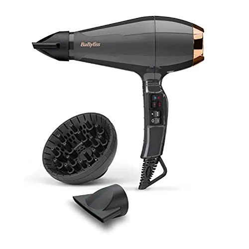 Secador de pelo BaByliss 6719DE 2200W Cerámico Ionizador 2 Velocidades Negro