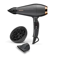 Secador de pelo BaByliss 6719DE 2200W Cerámico Ionizador 2 Velocidades Negro