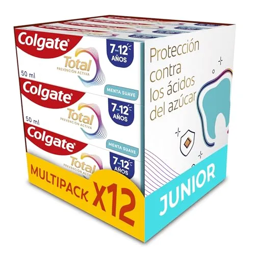 12x Colgate Total Junior Pasta Dental 50ml