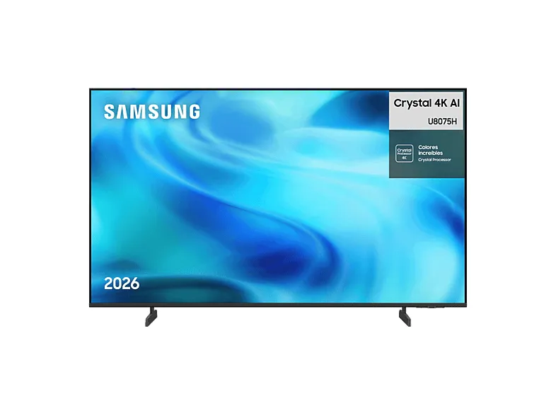 TV LED 65" - Samsung TU65U8075HUXXC, UHD 4K, Crystal Processor Smart TV, Wifi, Negro