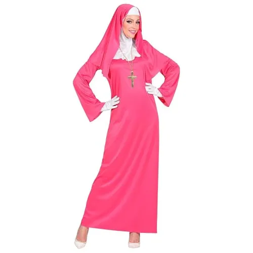 Disfraz de Monja Rosa para Fiestas y Despedidas