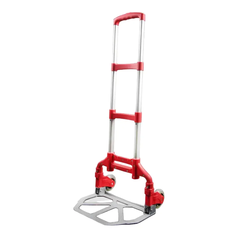 Carretilla de Mano para Transportar Materiales - Plegable y Fácil Transporte 100x40 cm - Plegada: 63x39cm - Sube Escaleras Fácil Carretilla de Mano Portátil Plegable Carro Ligero Aluminio Equipaje Hogar Almacén Jardín Oficina (CA002 608 2590 MEGA)