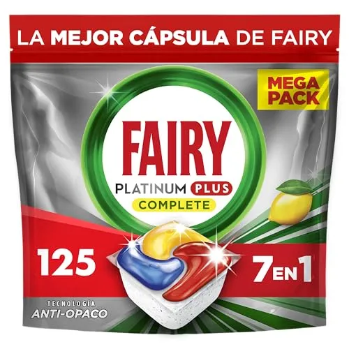 Fairy Platinum Plus Cápsulas Lavavajillas Limón
