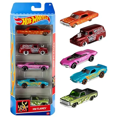 Hot Wheels 5 Coches Escala 1:64
