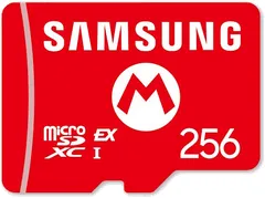 Tarjeta de memoria Micro SD Samsung Express para Nintendo Switch 2 256 GB.