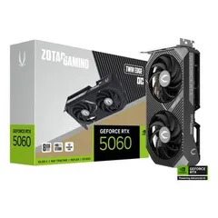 ZOTAC GAMING GeForce RTX 5060 Twin Edge OC 8GB GDDR7 Reflex 2 RTX AI DLSS4