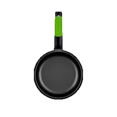 Sartén BRA Prior de Aluminio Fundido 30 cm Negra y Verde