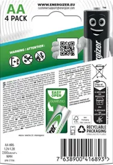 Energizer Extreme Pilas Recargables 2300mAh AA HR6 4 Unidades