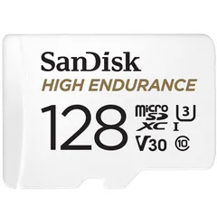 SanDisk High Endurance MicroSDHC 128GB Clase 10 U3 V30 UHS-I + Adaptador SD