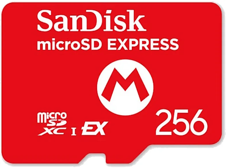 Sandisk Tarjeta Micro SD Express 256GB para Nintendo Switch 2