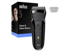 Afeitadora Braun Series 3 300S 2 SensoFoil Wet&Dry Recargable Negra