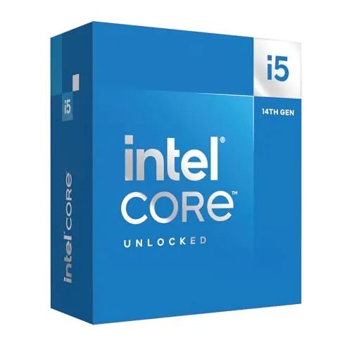 Intel - Procesador Core i5-14600K BOX para PC con 14 núcleos (6P+8E), hasta 5.3 GHz, socket LGA 1700 y gráficos UHD 770