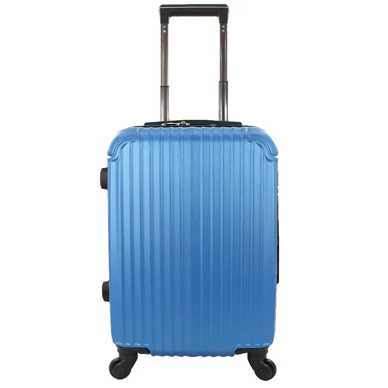 EASYTOUR Maleta Avión Equipaje de Mano Viaje Cabina Trolley ABS Rígida 4 Ruedas Maleta de cabina rigida con asa telescopica 55x35x20CM EASYTOUR