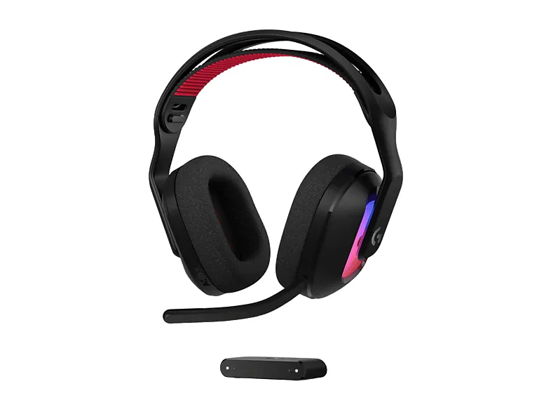 Auriculares Logitech G Astro A20 X inalámbricos y alámbricos para gaming con PLAYSYNC, Bluetooth y RGB negros