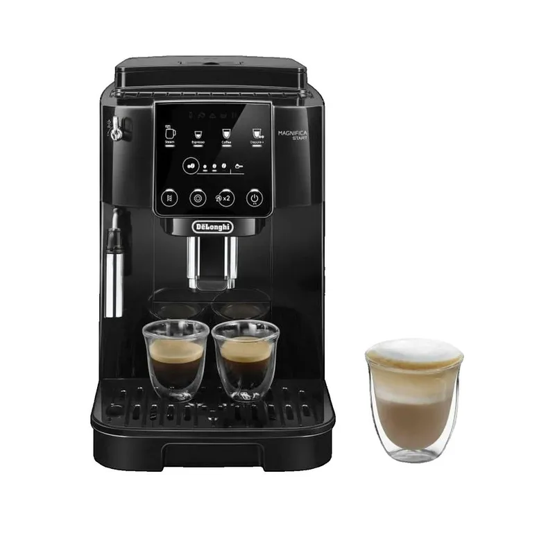 De'Longhi - Cafetera superautomática De´Longhi Magnifica Start ECAM220.21.B con 4 recetas y molinillo incorporado.