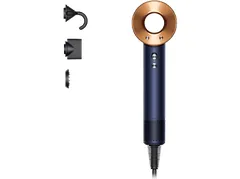 Secador Dyson Supersonic™ Liso+Ondulado Azul Cobre 1600W 3 velocidades Función Iónica Y Disparo Frío