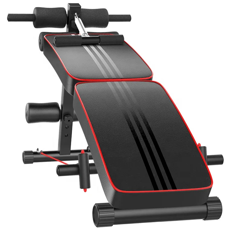ALLINLIFE MULTIFUNCTIONAL ABDOMINAL BENCH WITH RESISTANCE BANDS