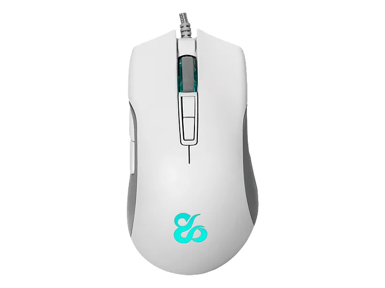 Ratón gaming Newskill Eos Ivory con sensor PixArt PMW3360 y RGB