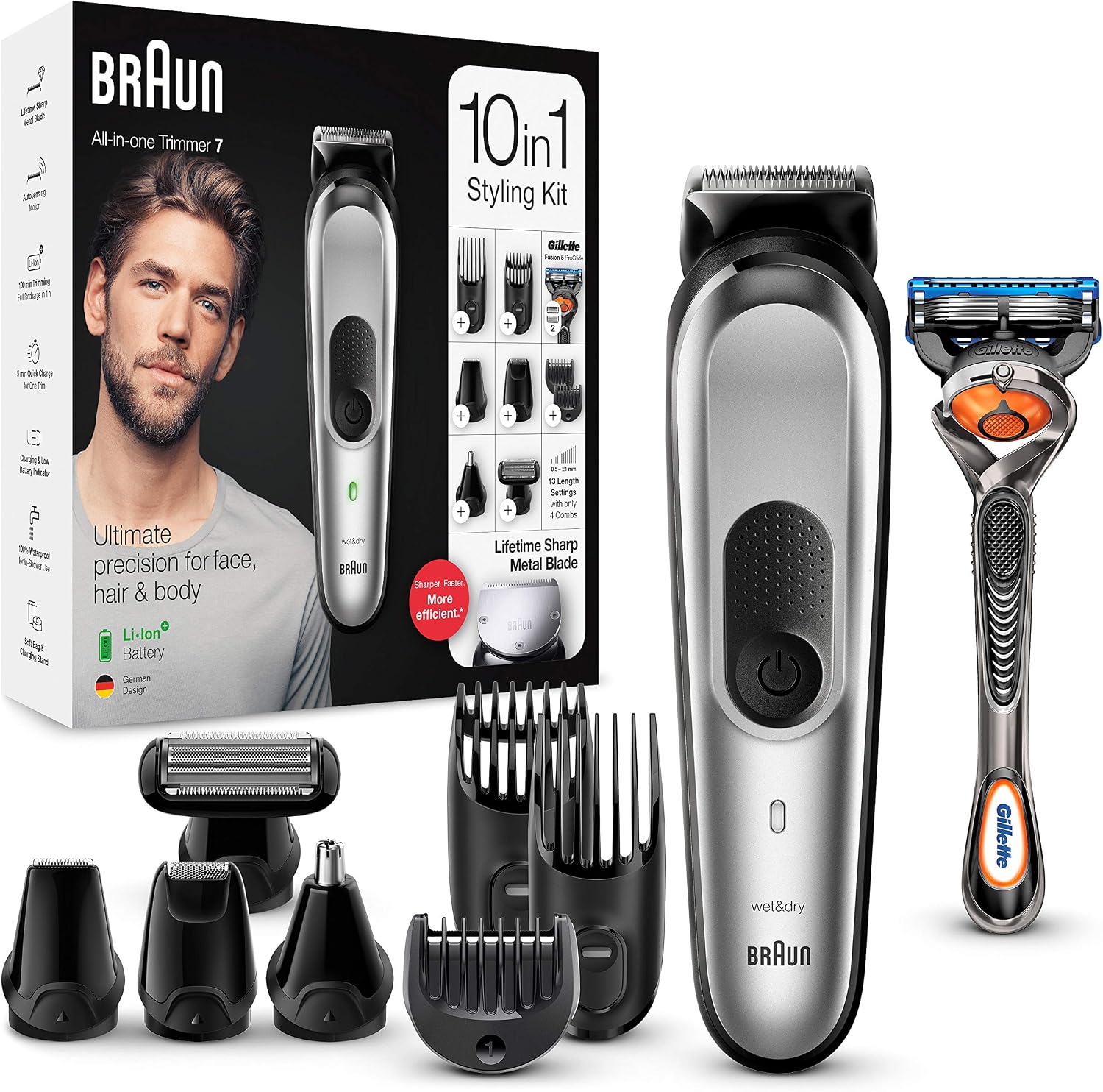 Recortadora 10 en 1 Braun MGK7220