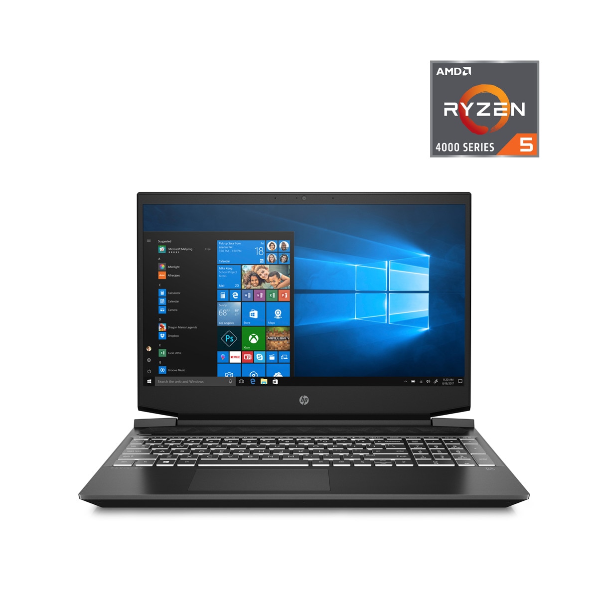 Portátil Gaming HP Pavilion 15-ec1026ns (AMD Ryzen 5, 8GB, 512GB SSD, GeForce GTX 1650Ti 4GB)