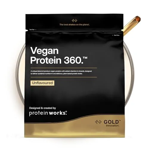 Proteína vegana Protein Works Vegan Protein 360 Gold sin sabor (1 kg)