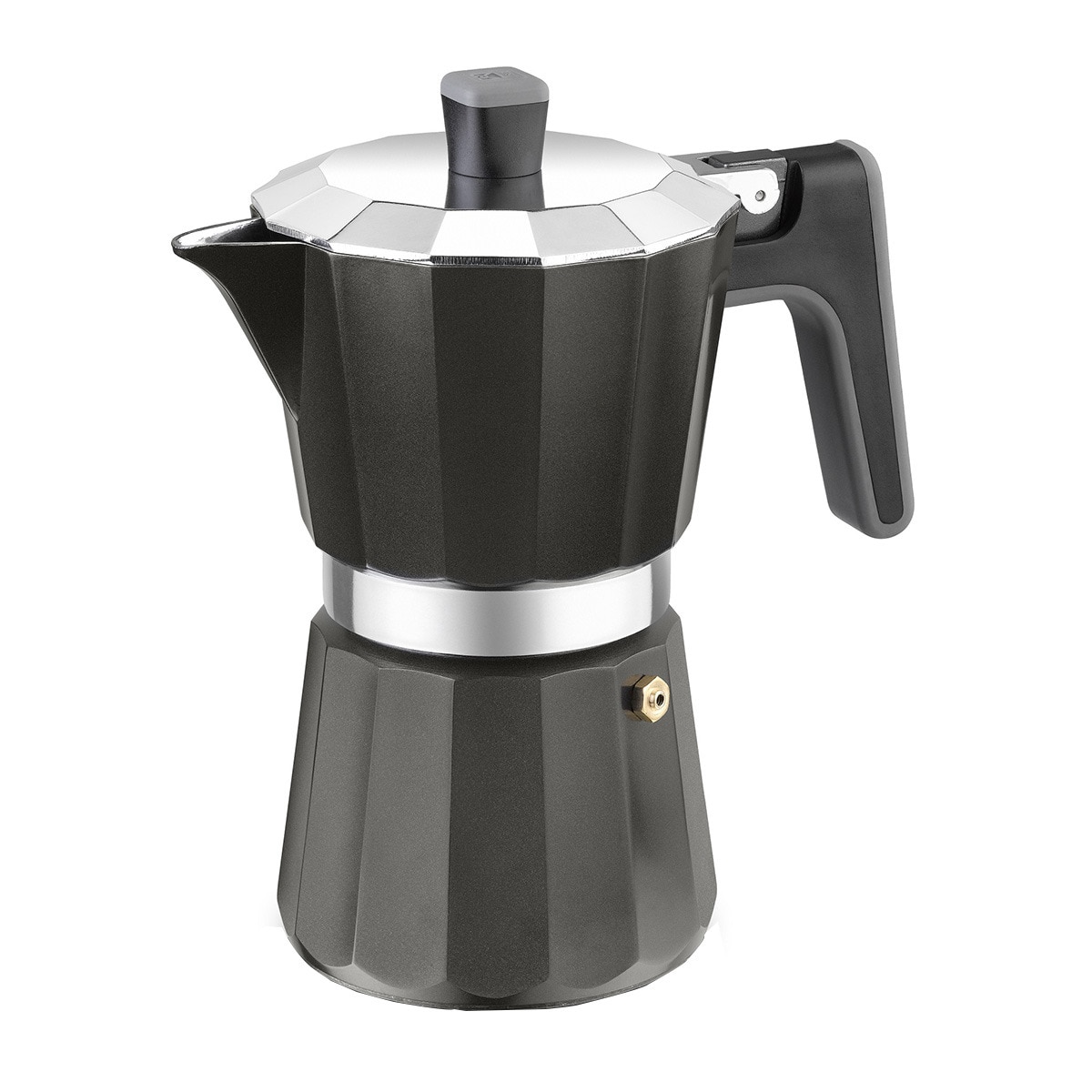 Cafetera de aluminio Perfecta Black Bra
