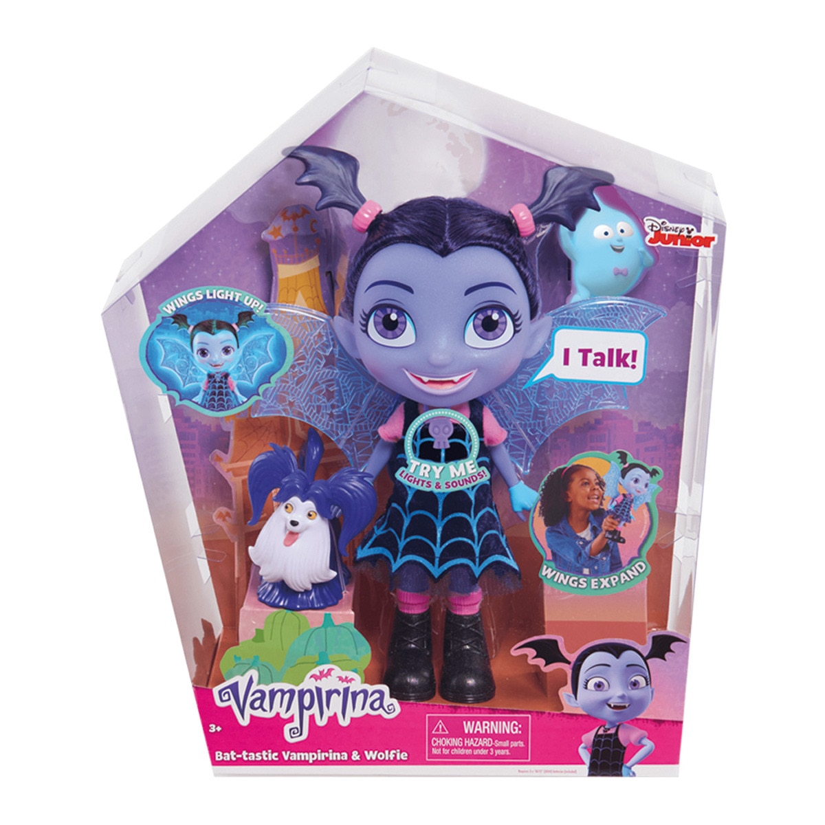 Muñeca Vampirina canta y habla Disney de Bandai