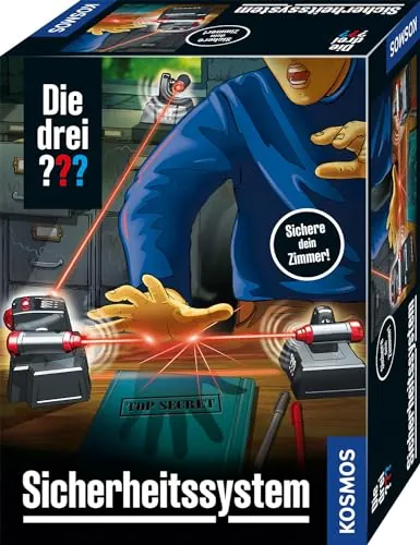 Juego de detectives con sistema de alarma LED para niños
