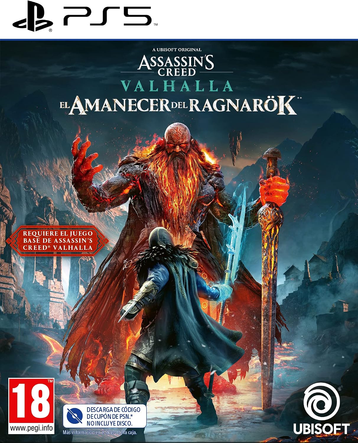 PlayStation 5 - Assassin's Creed Valhalla El Amanecer del Ragnarök (Código de descarga - No incluye disco) PS5