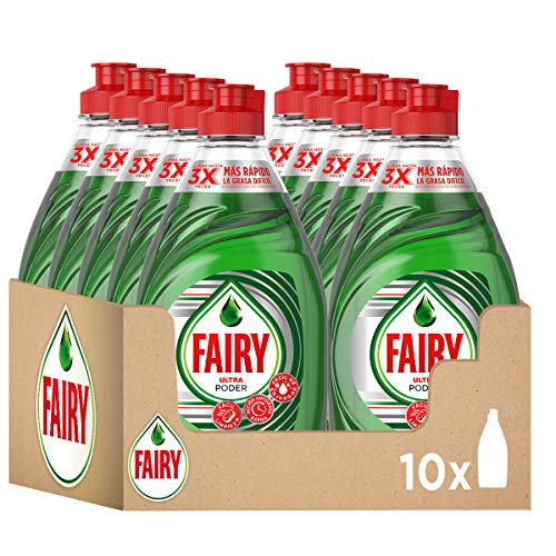 Oferta flash! Pack 10 botes de Fairy Ultra Poder de 450 ml