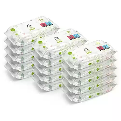 1008 toallitas con Aloe Vera Mama Bear Fresh Marca Amazon