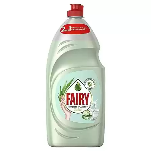 1015ml Fairy Aloe vera y pepino, lavavajillas líquido