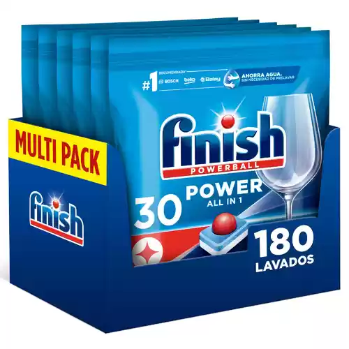 180 pastillas Finish All in 1 Max para lavavajillas Regular