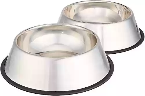 2 comederos para perros Amazon Basics