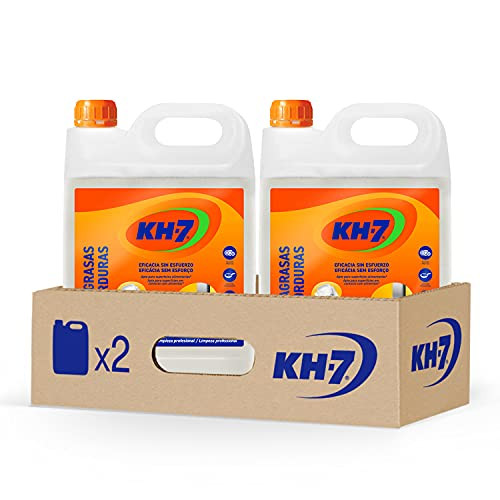 2 envases de 5 litros de KH-7 Quitagrasas