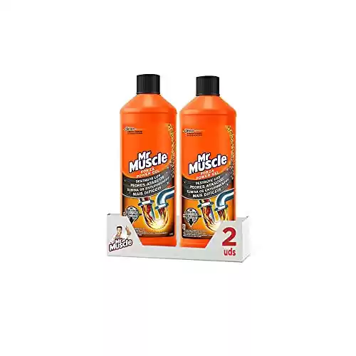 2 envases de Mr Muscle Forza Desatascador Gel Power