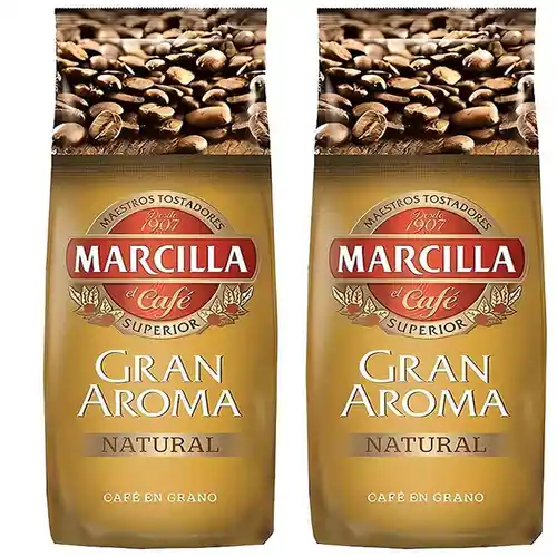 2 kilos Marcilla Gran Aroma Natural café en grano
