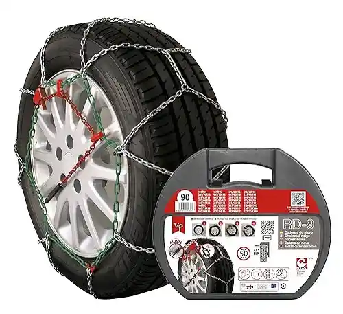 2 unidades de Cadenas de nieve metálicas RD9 con guantes incluidos
