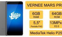 ¡Oferta Flash! Nuevo Vernee Mars Pro 6GB RAM/64GB sólo 160€