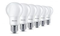 Pack 6 bombillas LED Philips E27 8W 806lm