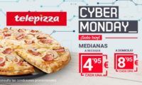¡Cyber Monday Telepizza! Solo hoy pizzas medianas por sólo 4,95€