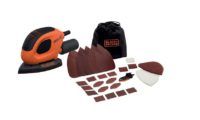 Cupón 15% extra! Lijadora Black+Decker con 15 accesorios + bolsa de transporte